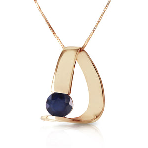 Zen Charm Sapphire Necklace