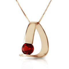 Zen Charm Garnet Necklace