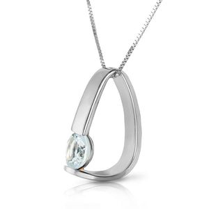 Zen Charm Aquamarine Necklace
