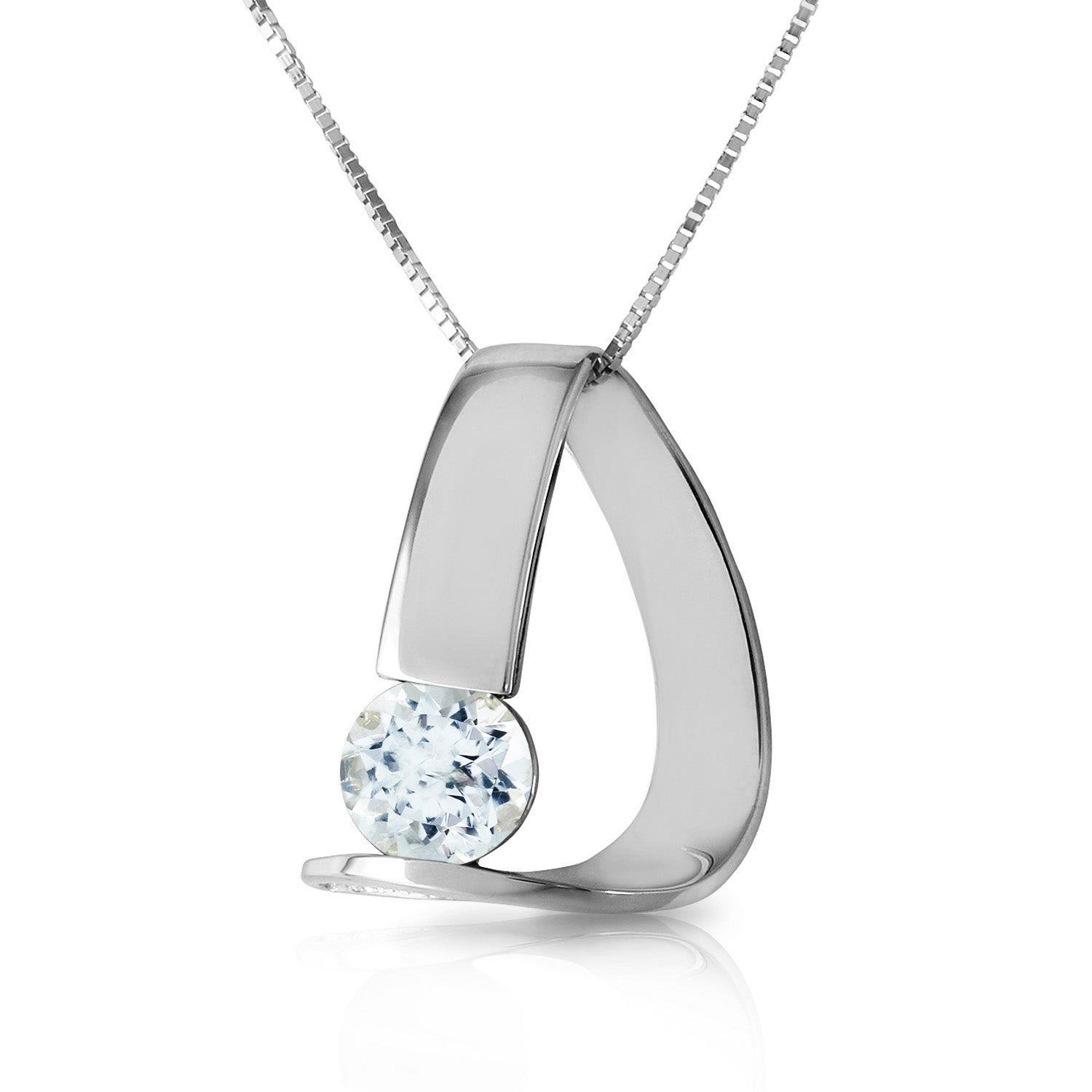 Zen Charm Aquamarine Necklace