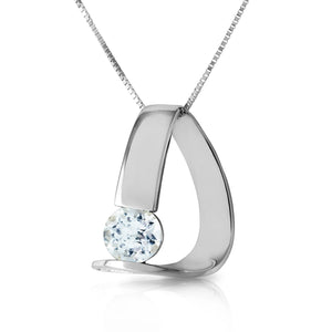 Zen Charm Aquamarine Necklace