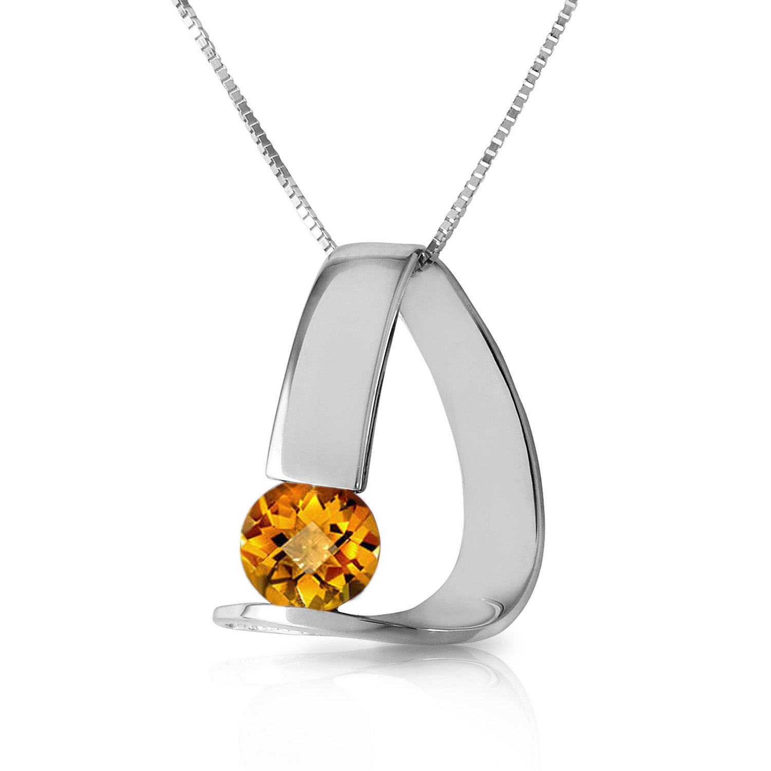 Zen Charm Citrine Necklace
