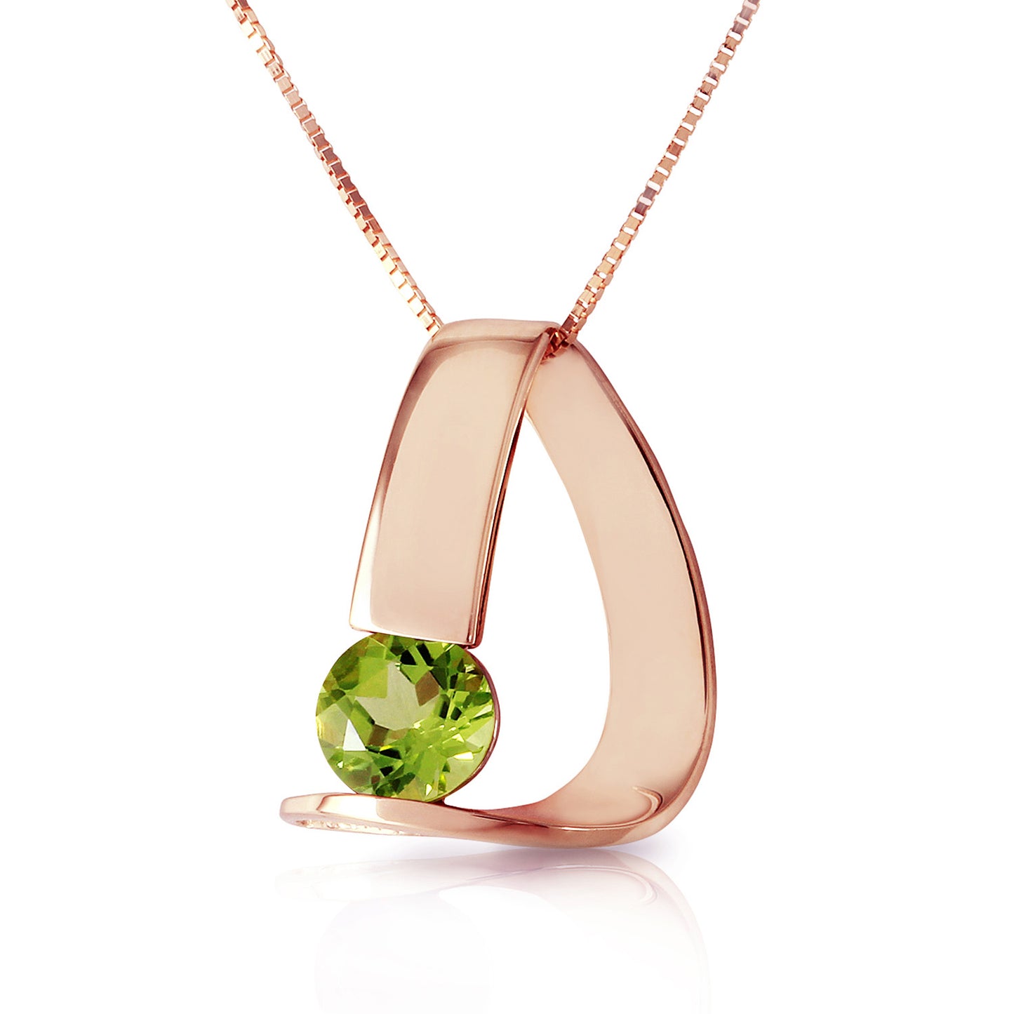 Zen Charm Peridot Necklace