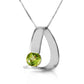Zen Charm Peridot Necklace