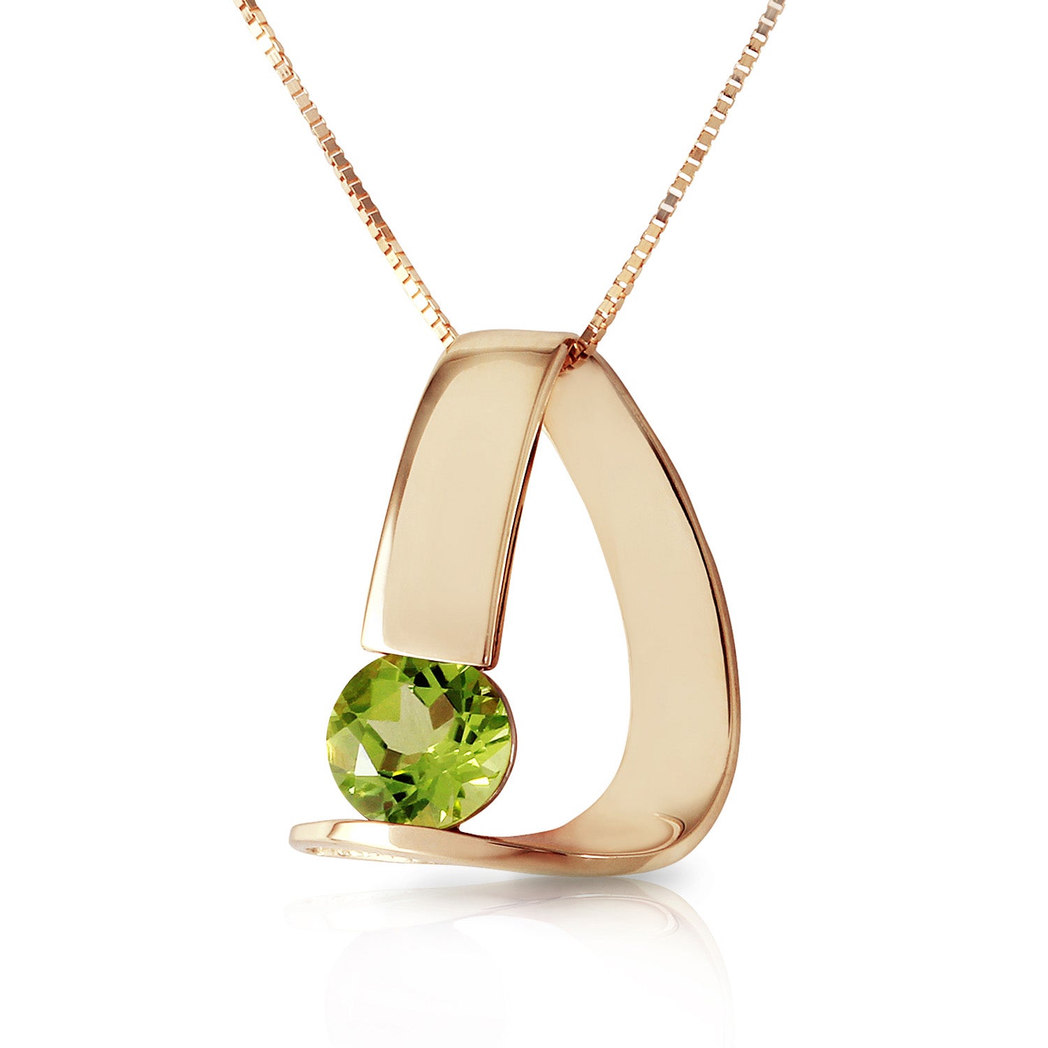 Zen Charm Peridot Necklace