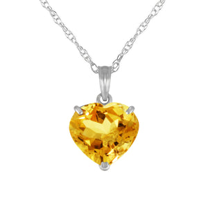 Eternal Hearts Citrine Necklace