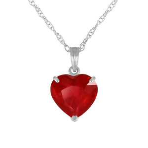 Eternal Hearts Ruby Necklace