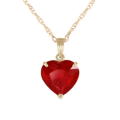 Eternal Hearts Ruby Necklace