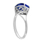 Lovers Heart Sapphire Ring