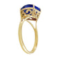 Lovers Heart Sapphire Ring