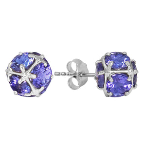 Regal Crown Tanzanite Earrings