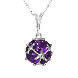 Regal Crown Amethyst Necklace