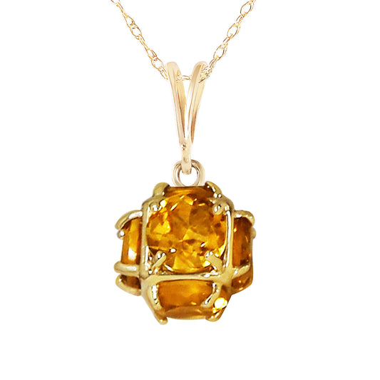 Regal Crown Citrine Necklace