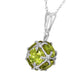 Regal Crown Peridot Necklace
