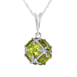 Regal Crown Peridot Necklace