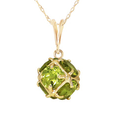 Regal Crown Peridot Necklace