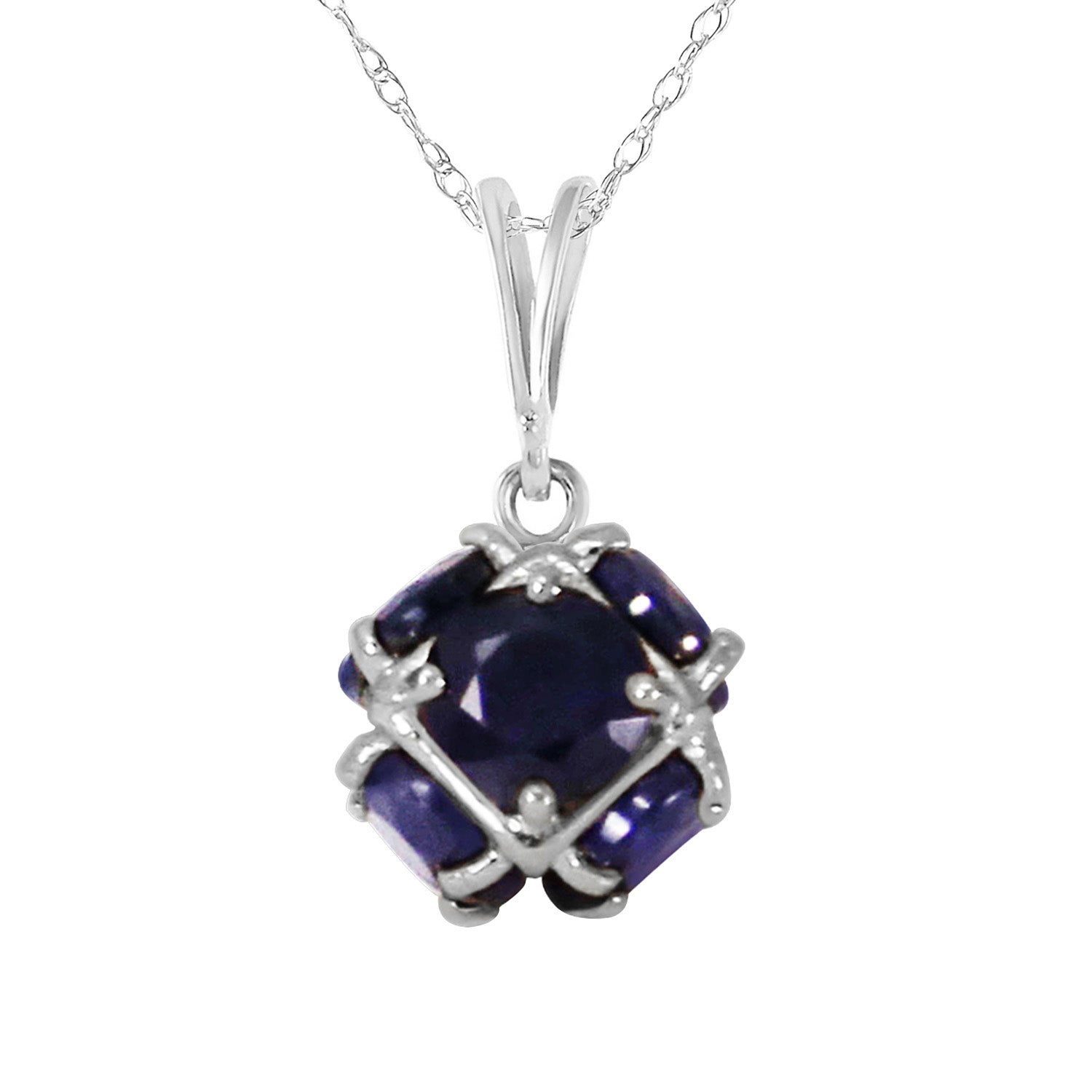 Regal Crown Sapphire Necklace