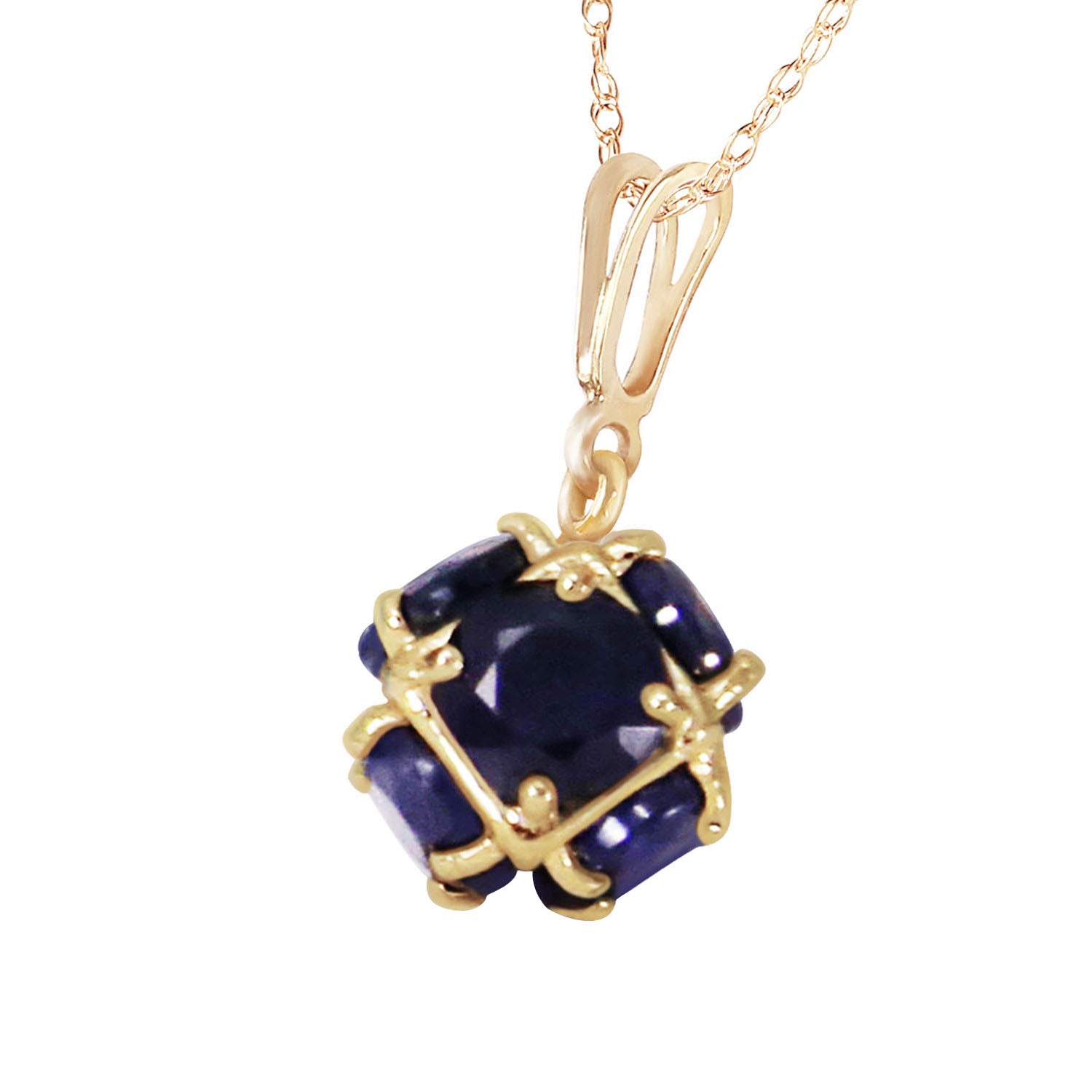 Regal Crown Sapphire Necklace