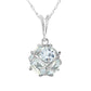 Regal Crown Aquamarine Necklace