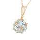Regal Crown Aquamarine Necklace