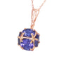 Radiant Orb Tanzanite Necklace