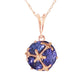Radiant Orb Tanzanite Necklace
