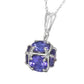 Radiant Orb Tanzanite Necklace