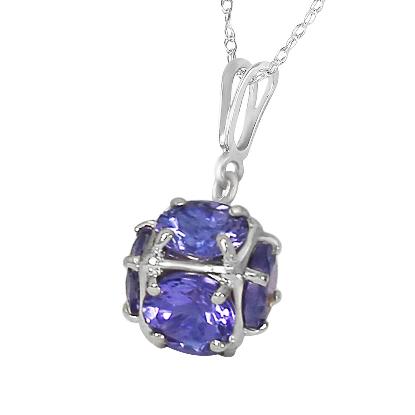 Radiant Orb Tanzanite Necklace