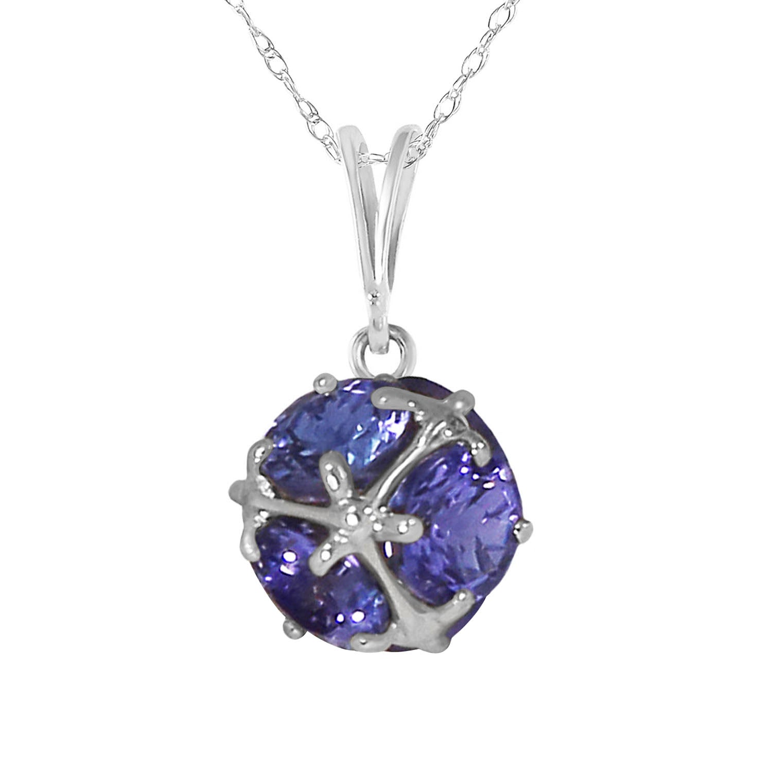 Regal Crown Tanzanite Necklace