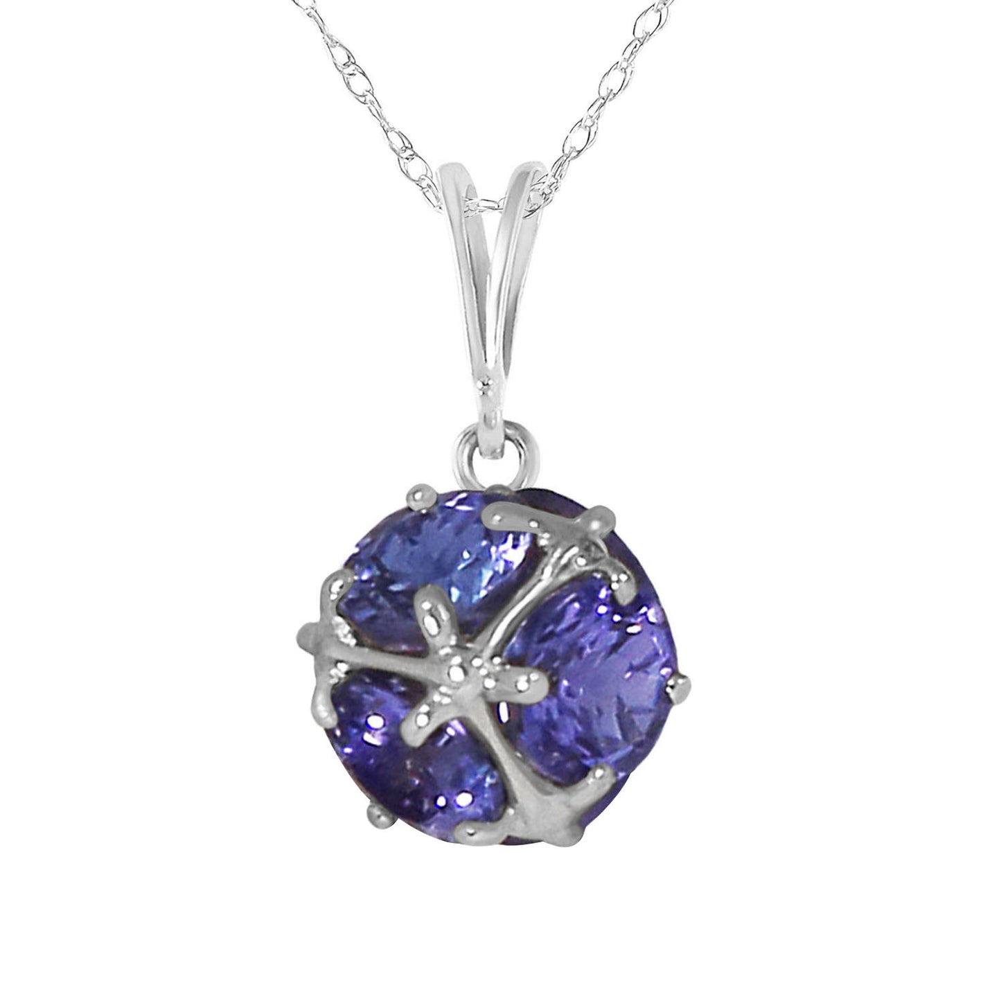 Radiant Orb Tanzanite Necklace