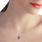 Radiant Orb Tanzanite Necklace