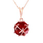 Regal Crown Ruby Neckalce