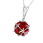 Regal Crown Ruby Neckalce
