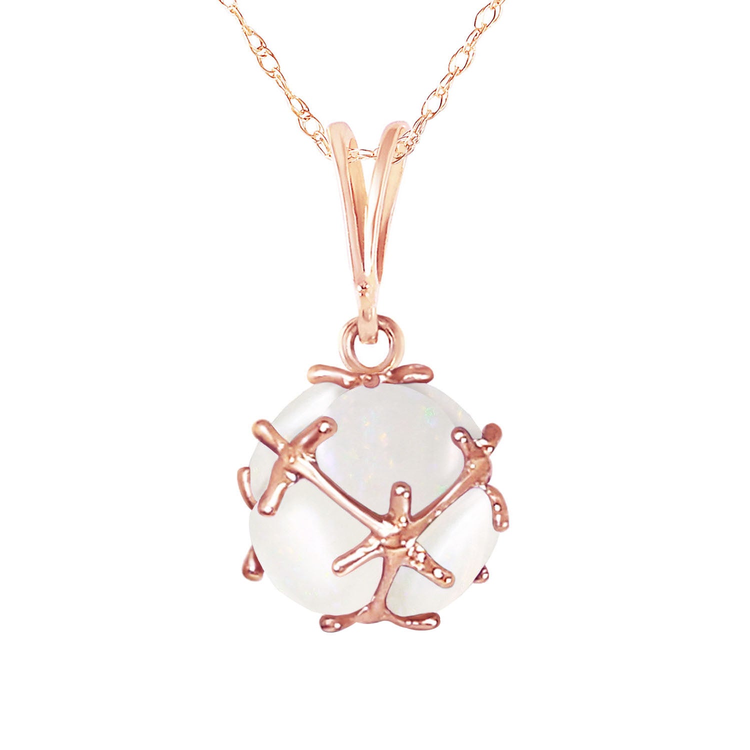 Regal Crown Opal Necklace