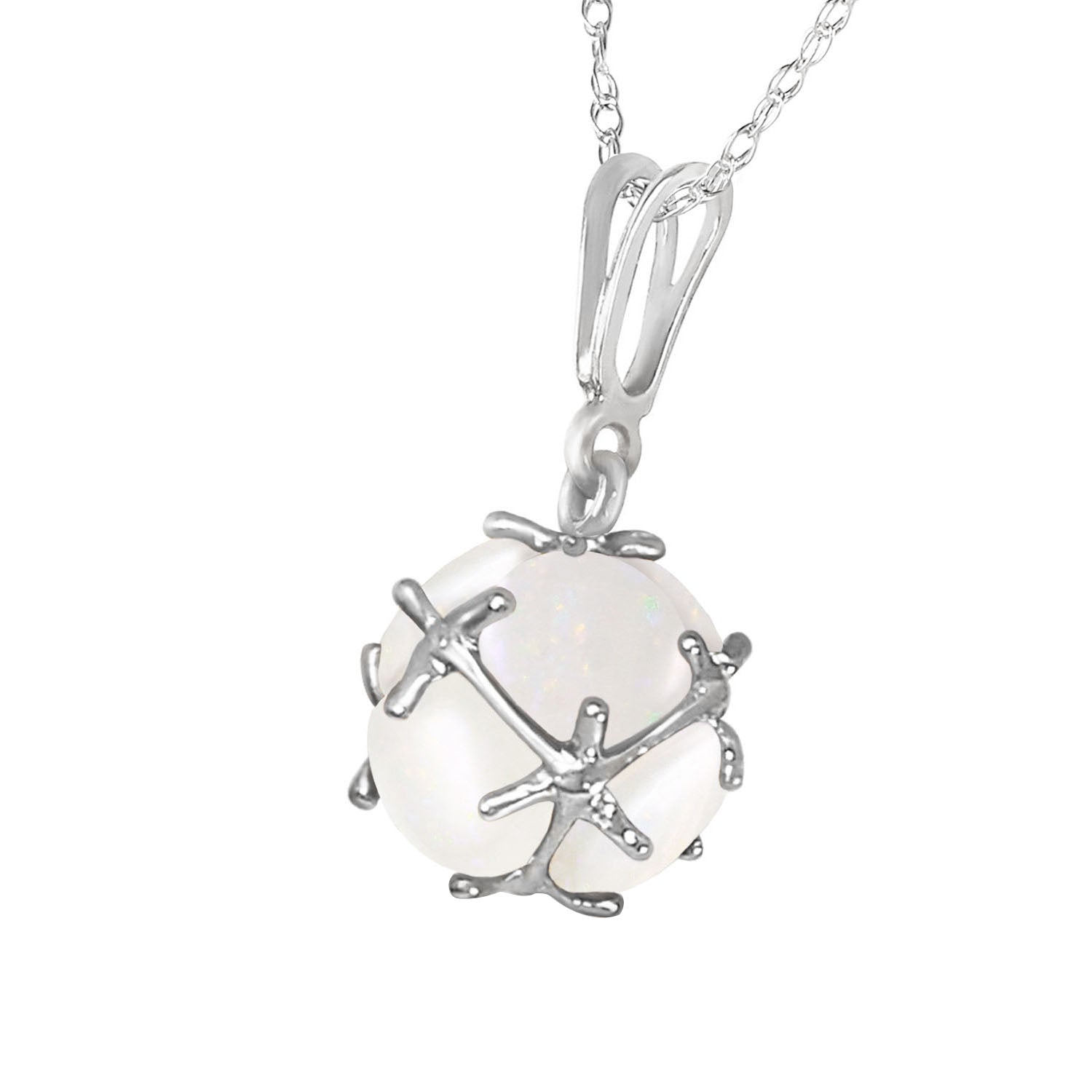 Regal Crown Opal Necklace