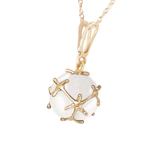 Regal Crown Opal Necklace