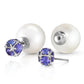Regal Crown Tanzanite & Pearl Earrings