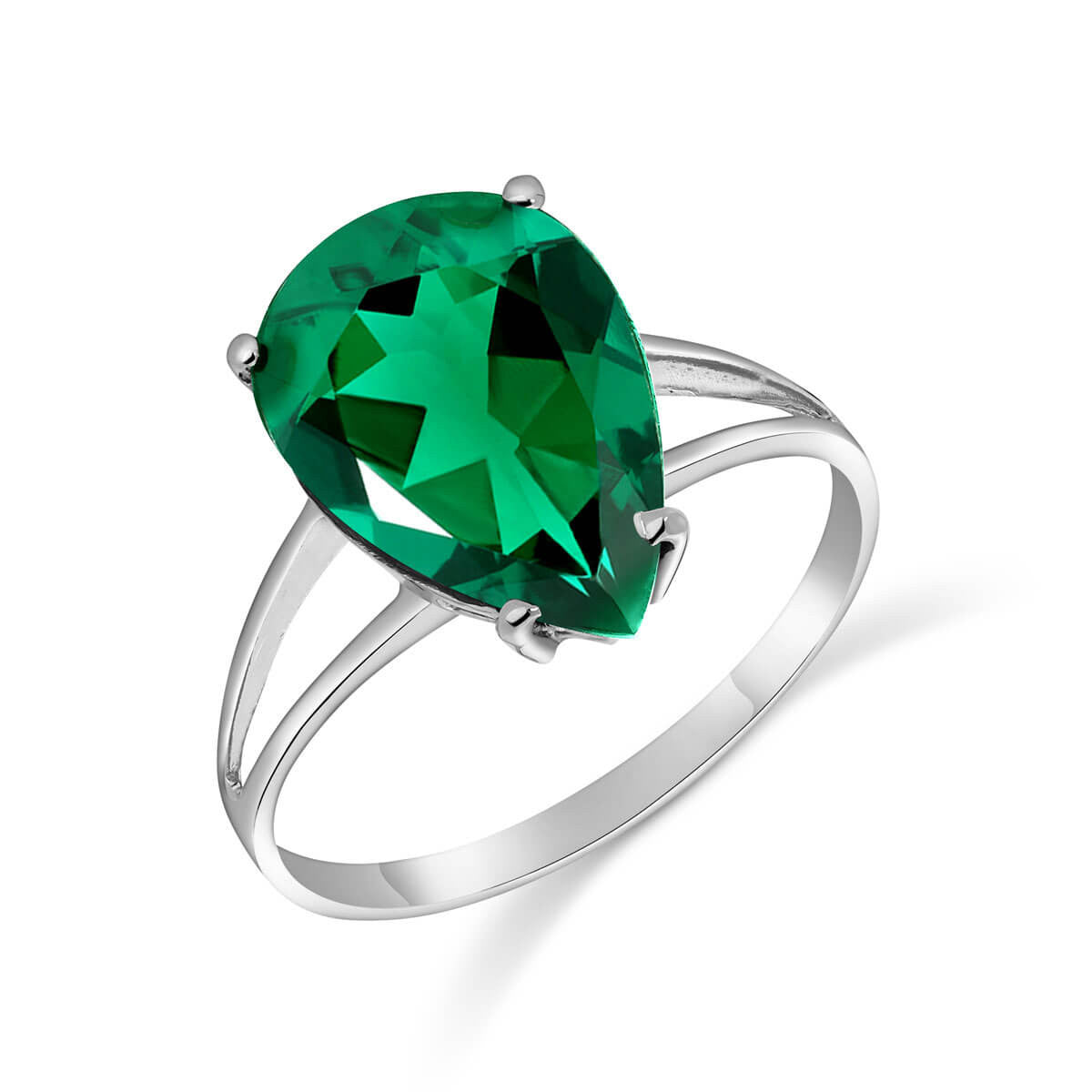 Essential Droplet Emerald Ring