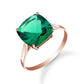 Elegant Spark Emerald Ring