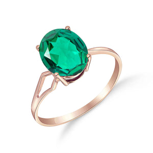 Gleaming Glow Emerald Ring