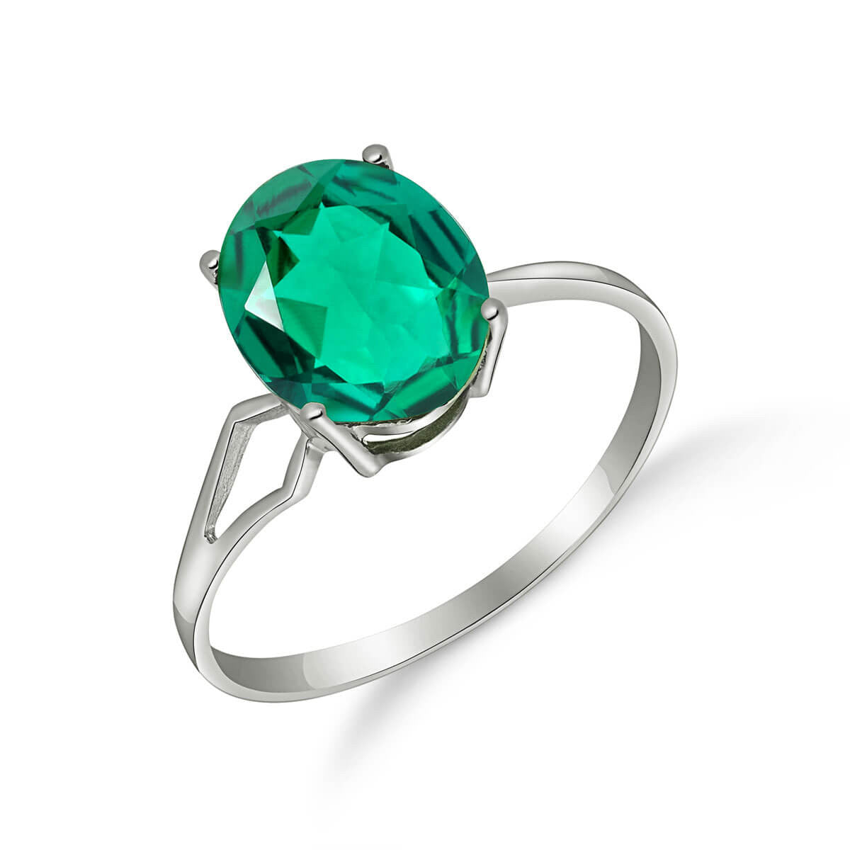 Gleaming Glow Emerald Ring