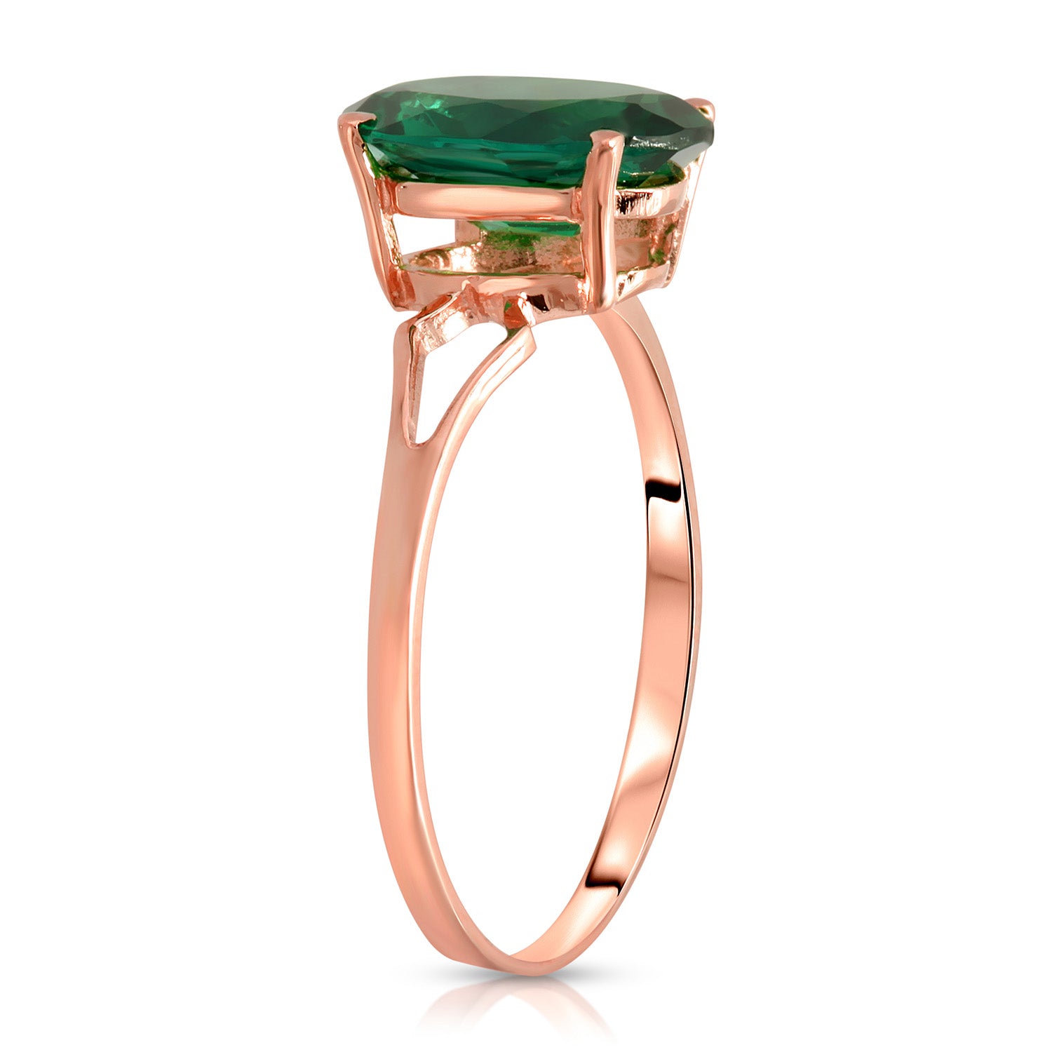Gleaming Glow Emerald Ring