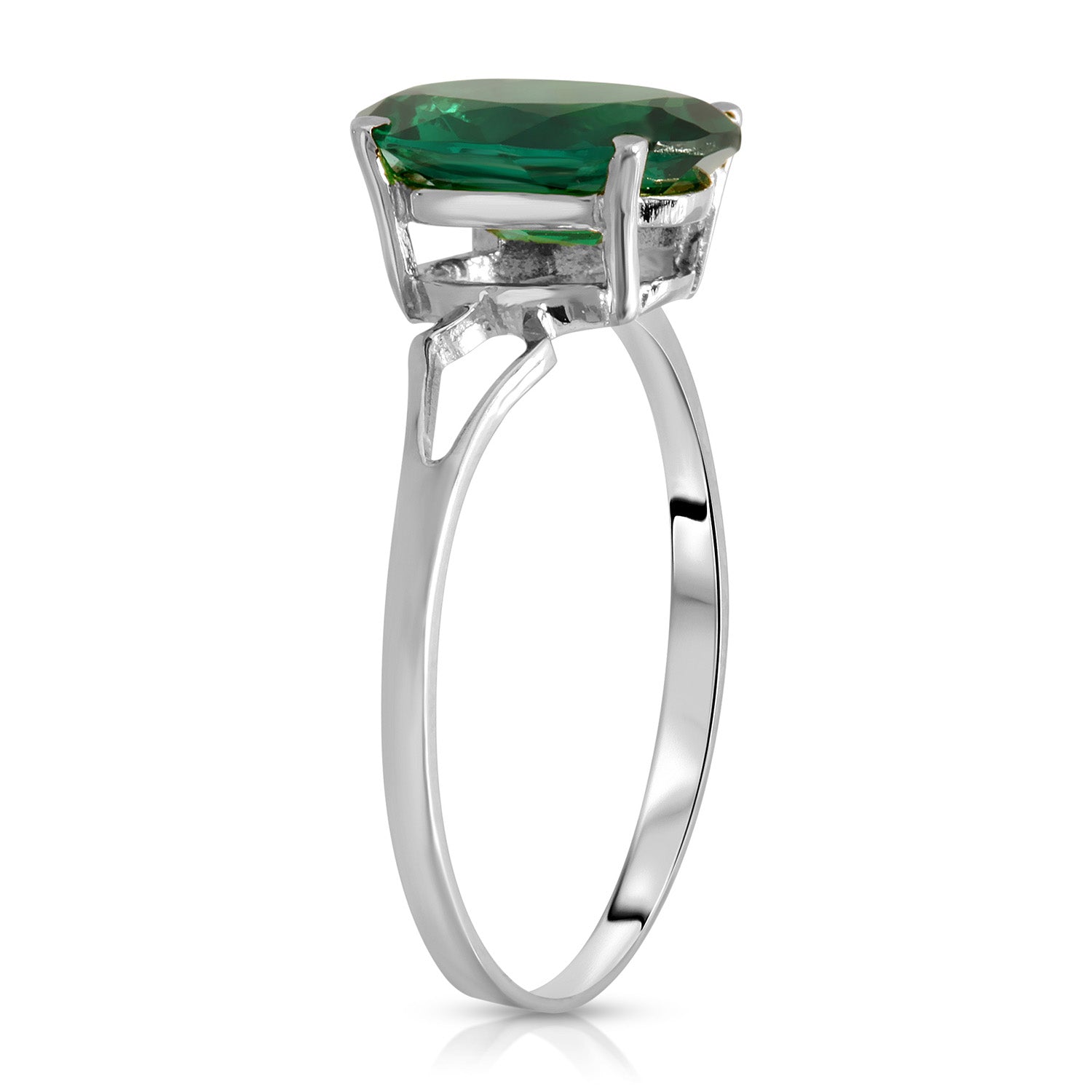Gleaming Glow Emerald Ring