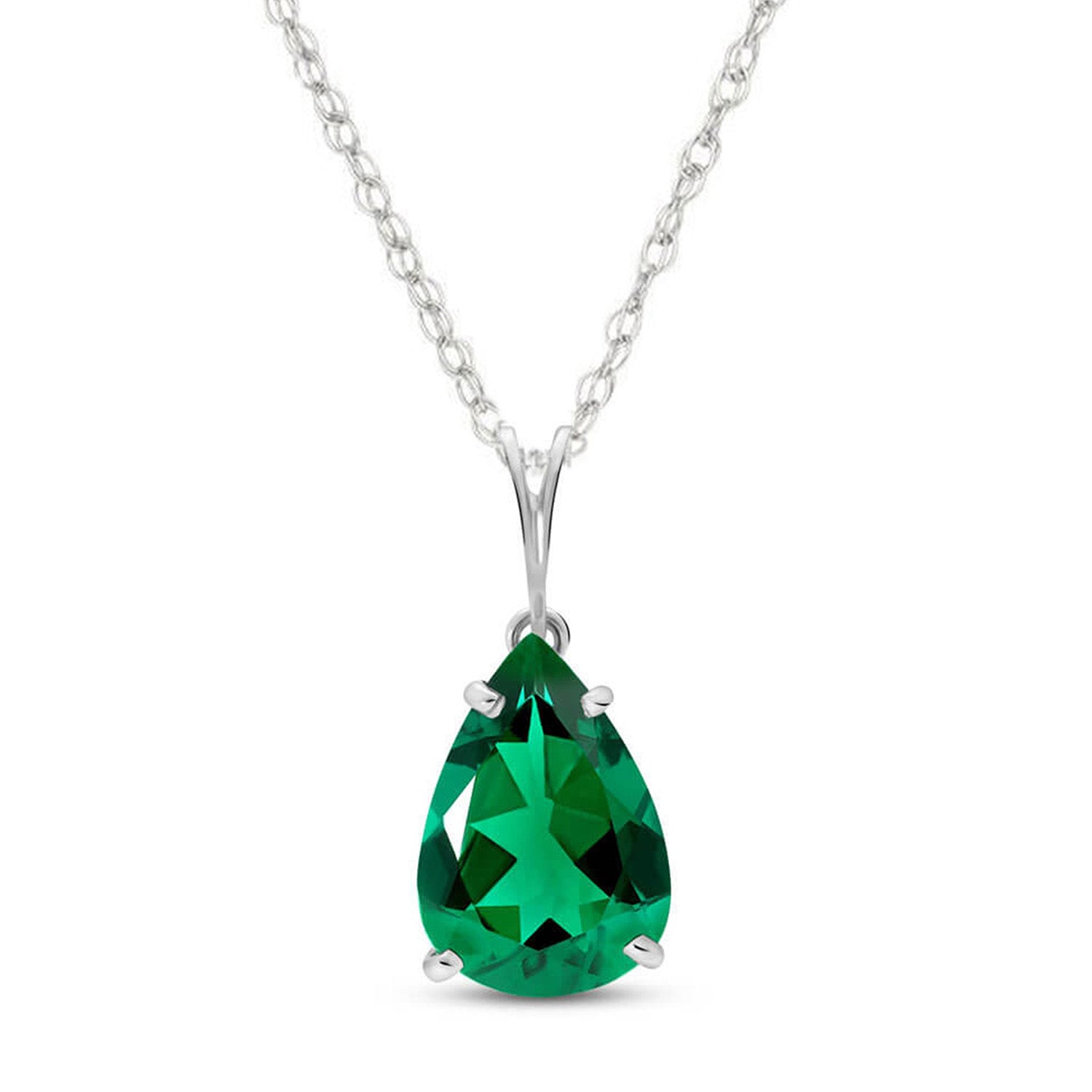 Hidden Light Emerald Necklace